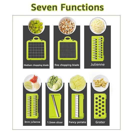 Vegetable Cutter Multifunctional Slicer Fruit Potato Peeler Carrot Grater