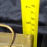 Antique French Carriage Clock Tischuhr Era Likely dating from 1880 to 1900 Material Brass Casing with a white dial and black numerals, Image 7