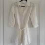 Zara white broderie anglaise dress Bnwot Image 2