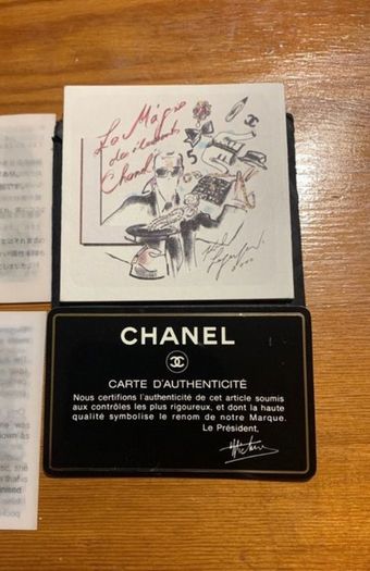 Chanel Authenticity Card