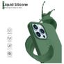 Liquid Silicone Shockproof Case For iPhone 13 Pro Max Luxury Soft Phone Cover Green New - FHT2IP13PMLK Image 2