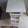 Antique-Effect Ivory Wardrobe & Matching Bedside Locker Image 5