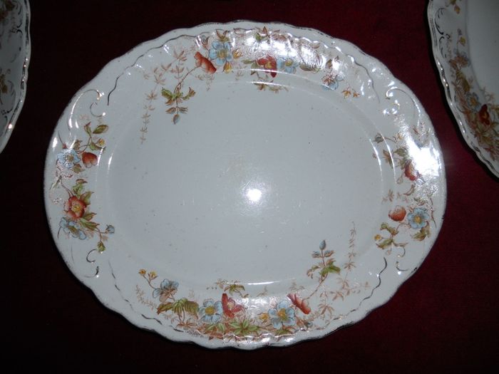 4 Antique "Osbourne/B.M&T" Service Plates.