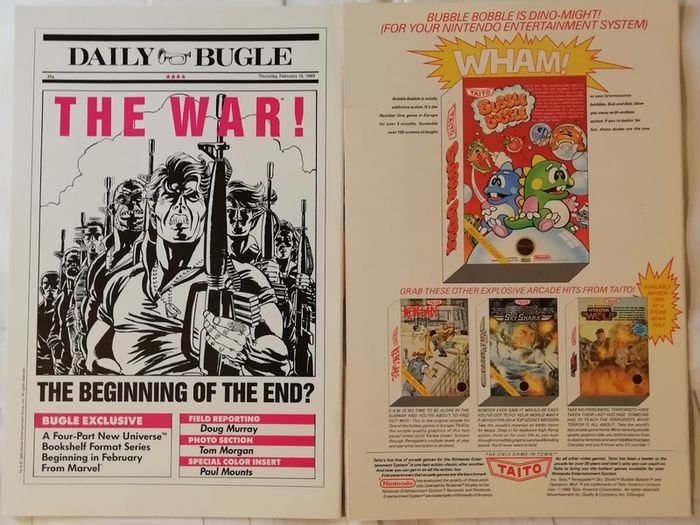 The Punisher War Journal #' 6 & 7 1st Punisher VS Wolverine (Jim Lee Art - 1989)