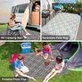 Outdoor Rug 4x6 Reversible Mats Plastic Straw Rugs Easy to Clean Patio Rug Large RV Camping Mat Area Floor Rug for Backyard Picnic Trailer Deck Picnic BBQ (FREE SHIPPING) Image 5