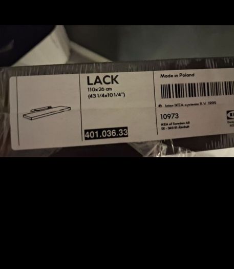 Lack shelf