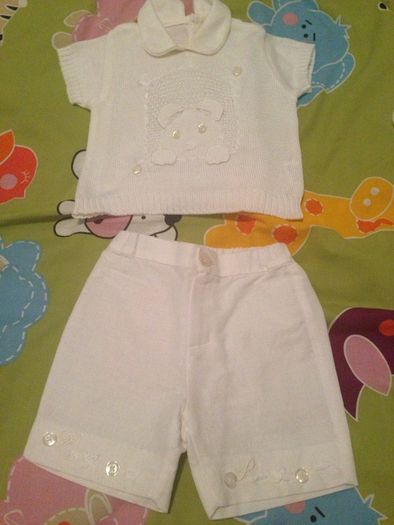 Designer baby boy 6-9 month christening outfit