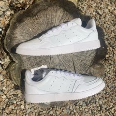 Get Premium White Leather Adidas Originals Supercourt
