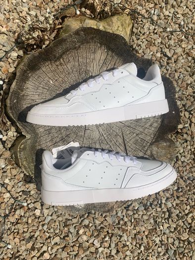 Get Premium White Leather Adidas Originals Supercourt