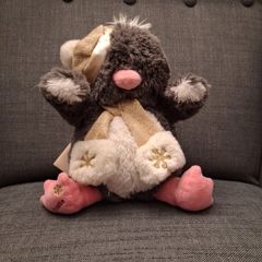 Christmas musical soft toy.