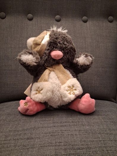 Christmas musical soft toy.
