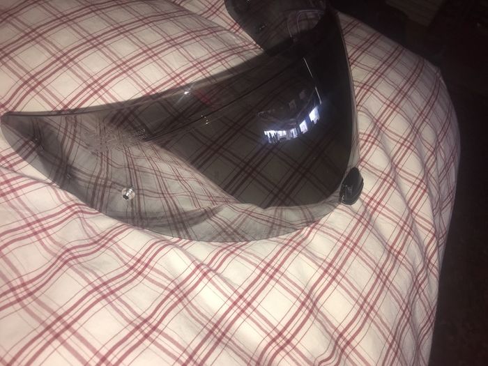 Motorcycle helmet visor