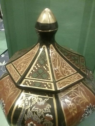 Eight Sided Lidded Jar