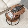 Round Coffee Table,Lift Top Coffee Tables for Living Room Image 7