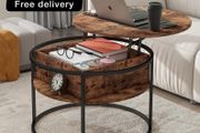 Round Coffee Table,Lift Top Coffee Tables for Living Room