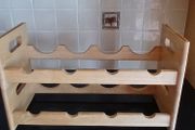 2 x New wooden wine racks. Stacking