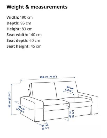 2 seater sofa