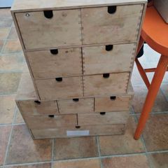 IKEA storage drawers Moppe boxes  chest of drawers
