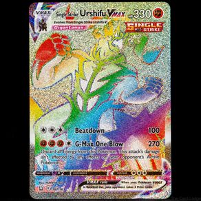 Single Strike Urshifu VMAX 167/163 Rainbow Hyper Secret Rare Battle Styles Pokemon Card