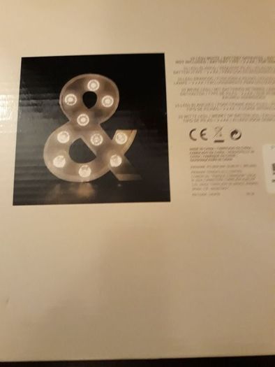 Led Light The Letter & .. Price Drop
