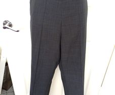 M & S Classic Navy  Elasticated Trousers Size 10