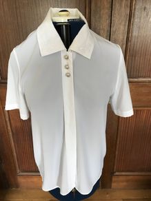 White Short Sleeve Blouse