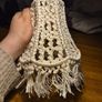 Vintage White Crochet Lampshade Image 3