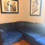 dark blue navy corner  sofa Image 3