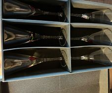 Tipperary Crystal Set of 6 wine glasses (eclipse range)