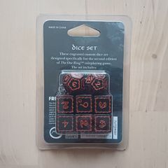The One Ring RPG LotR Engraved Custom Dice Set 2022 BRAND NEW
