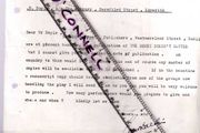 Letter By Louis D'alton - (late Manager &amp; Producer Of The Abbey Theatre Dublin)