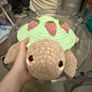 Crochet strawberry turtle plush Image 2