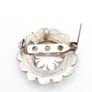 935 Mother Of Pearl Sterling Silver Brooch Pendant Image 3