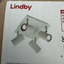 White GU10 Ceiling Light Four Bulb Image 8