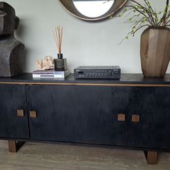 Richmond Interiors Black Bronze Sideboard rrp 2400