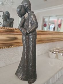 bronze couple