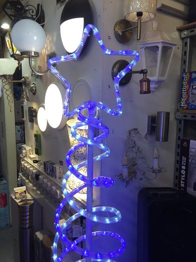 Rope Light Christmas Tree