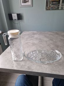 glass fruit bowl