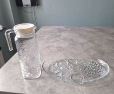 glass fruit bowl