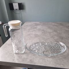 glass fruit bowl