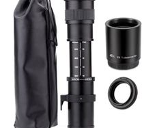 Telephoto Lens Manual Zoom For Canon Ef Mount Slr Cameras T7i T6 T6i T6s T7 T8i T3i, T4i, T5, T5i, Sl3 Sl2 Sl1 4000d 1500d 2000d 80d 90d 5d 6d 7d Ii 60d 750d 650d Sl3, 5d, 5d Iv