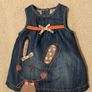 Next Baby Denim Dress And Pink Top Image 4