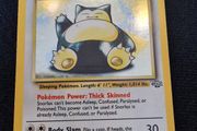 pokemon snorlax 11/64 jungle holo mp
