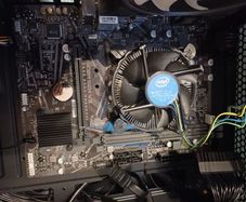 Intel 10400f CPU and h410M s2h v3 motherboard with cooler