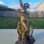 Art Nouveau figural clock from the 1920s Image 2