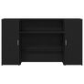 Reception Desk Black Oak Image 4