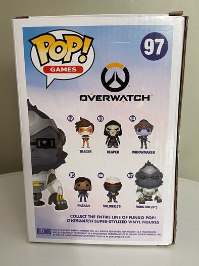 Funko Overwatch POP! Games Winston Vinyl Figure #97