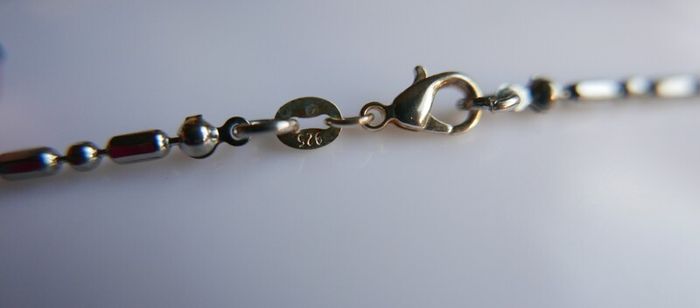 Vintage Sterling Silver 925 Bead Chain length 17" - 5,6g