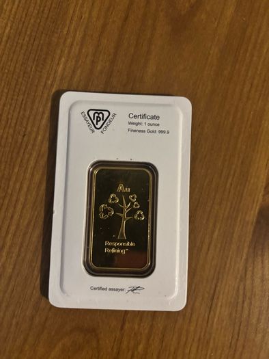 Gold Bar 1 Oz