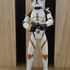 Star Wars Hasbro 2008 Animated Clone Wars Commander Cody